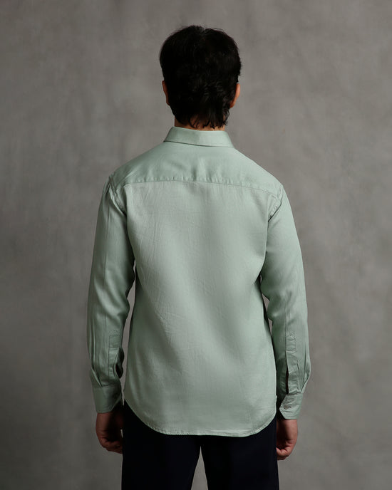 Green Dobby Shirt