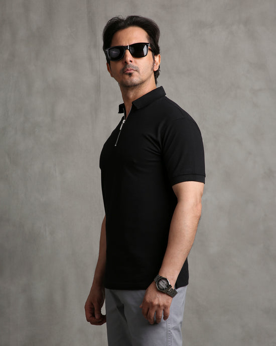 Classic Black Polo