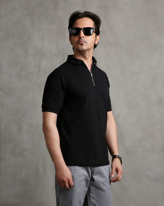 Classic Black Polo