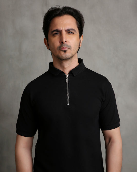 Classic Black Polo