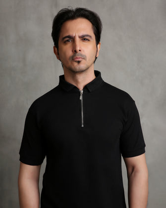 Classic Black Polo