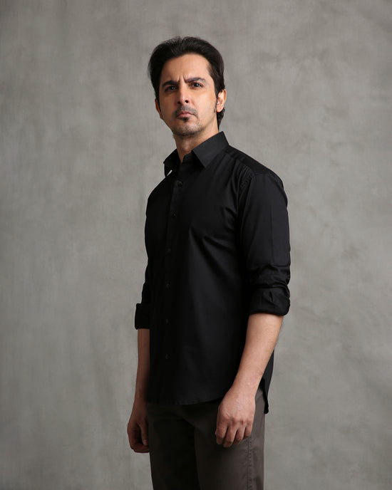 Black Twill Shirt