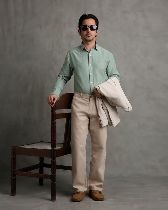 Olive Oxford Shirt