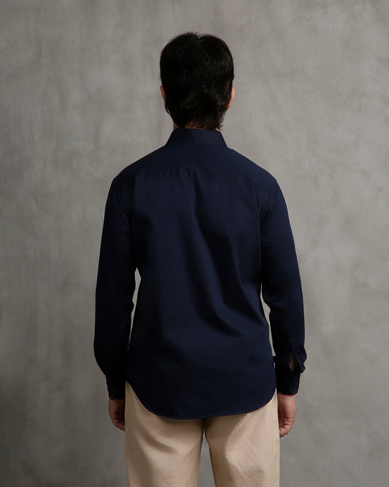 Navy Twill Shirt