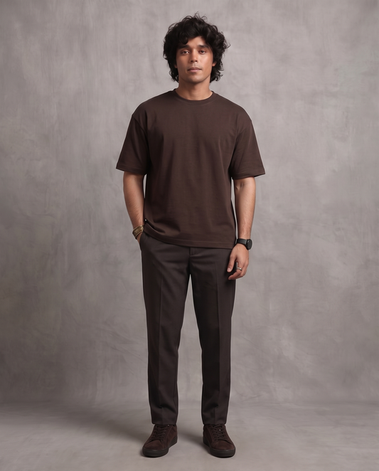 Brown Oversized T-Shirt