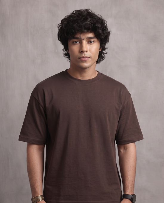 Brown Oversized T-Shirt