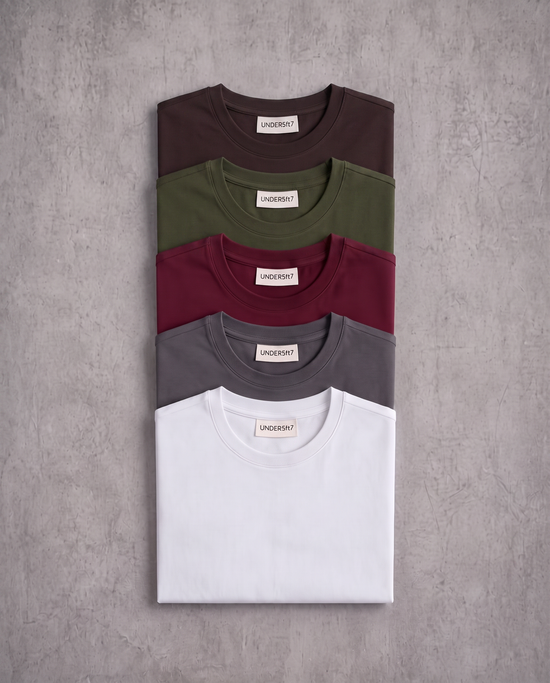 Earthy Tone Crewneck  - Pack of 5