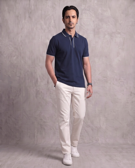 Navy Slacket Polo