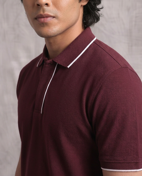Maroon Slacket Polo