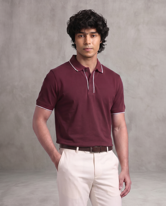 Maroon Slacket Polo
