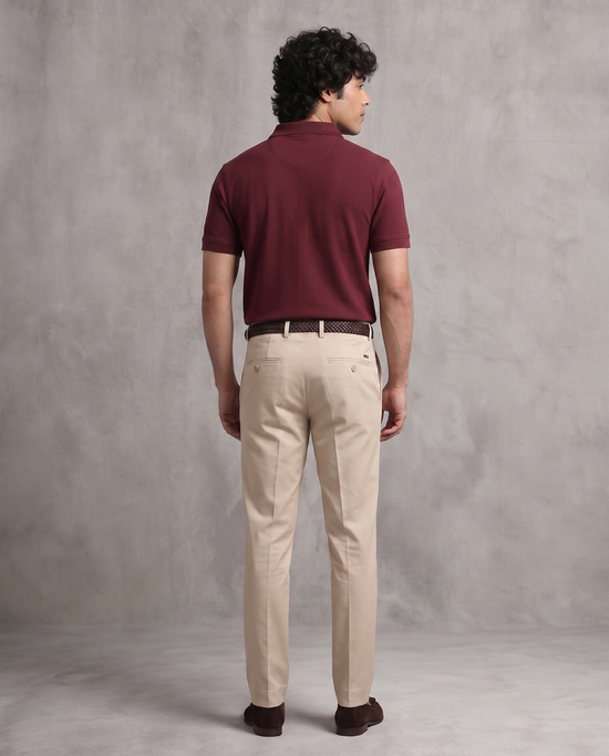 Maroon Pique Polo