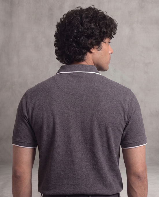 Charcoal Slacket Polo