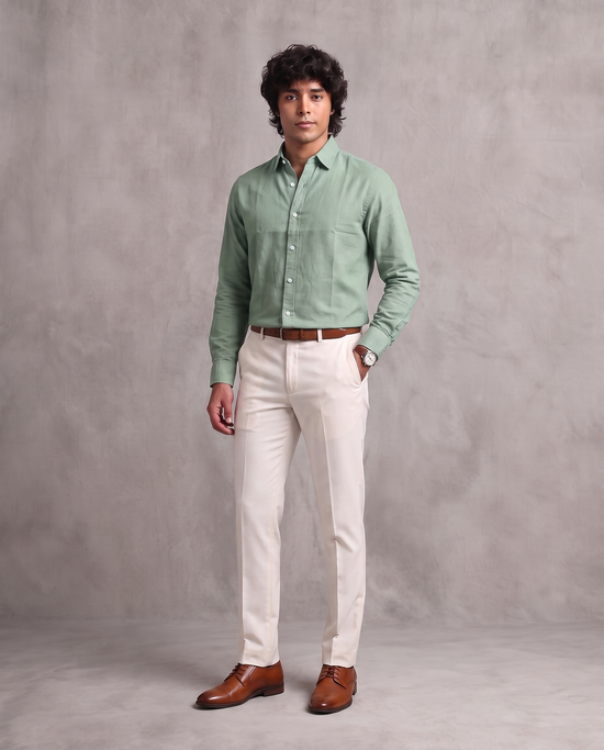 Olive Oxford Shirt