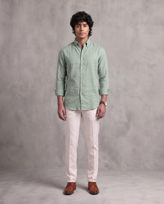 Olive Oxford Shirt