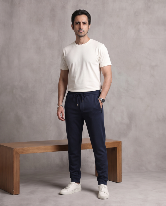 Navy Essential Joggers