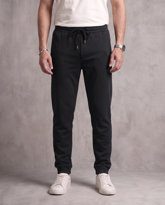 Black Essential Joggers