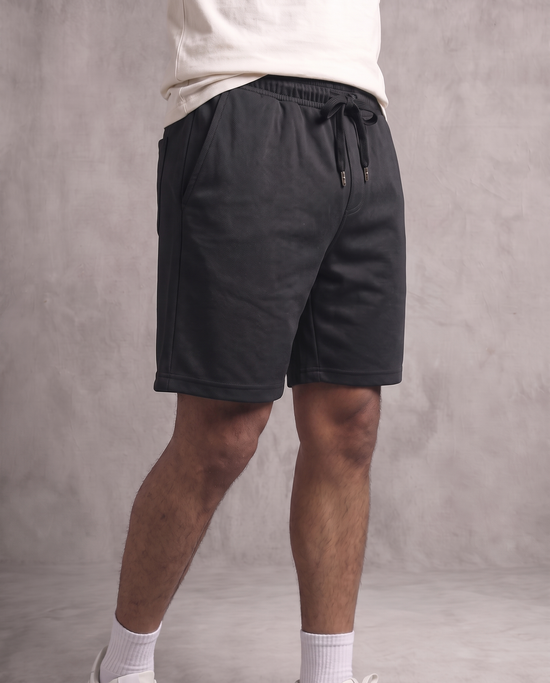 Black Relaxed Fit Shorts