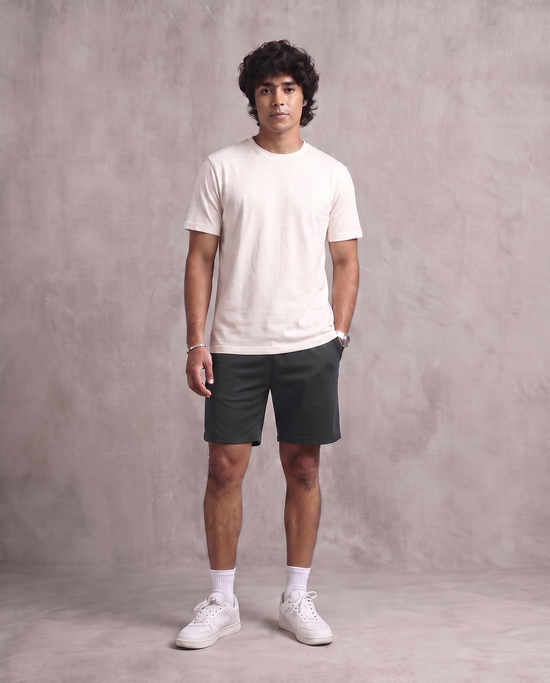 Frost Grey Relaxed Fit Shorts