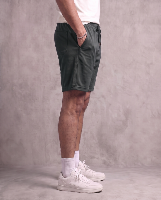 Frost Grey Relaxed Fit Shorts