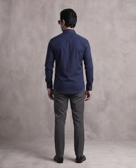Navy Slim Fit Shirt