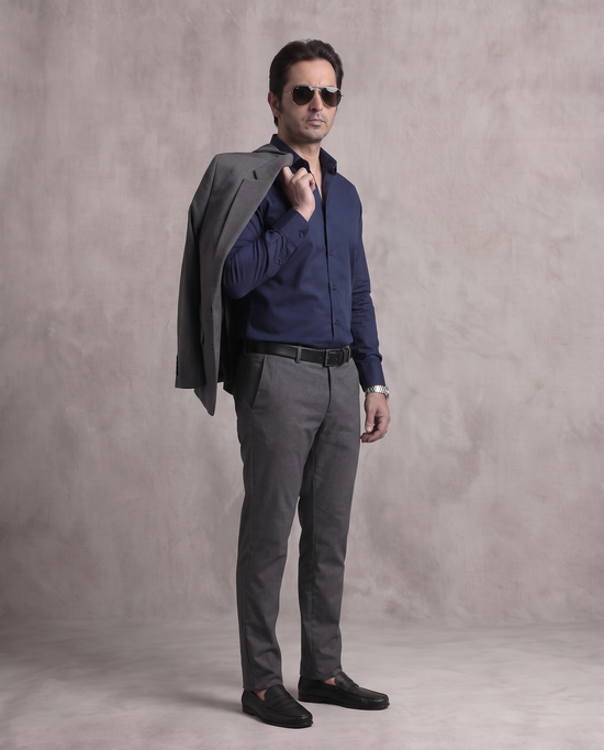 Navy Slim Fit Shirt