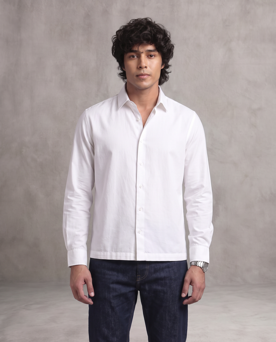 White Boxy Shirt