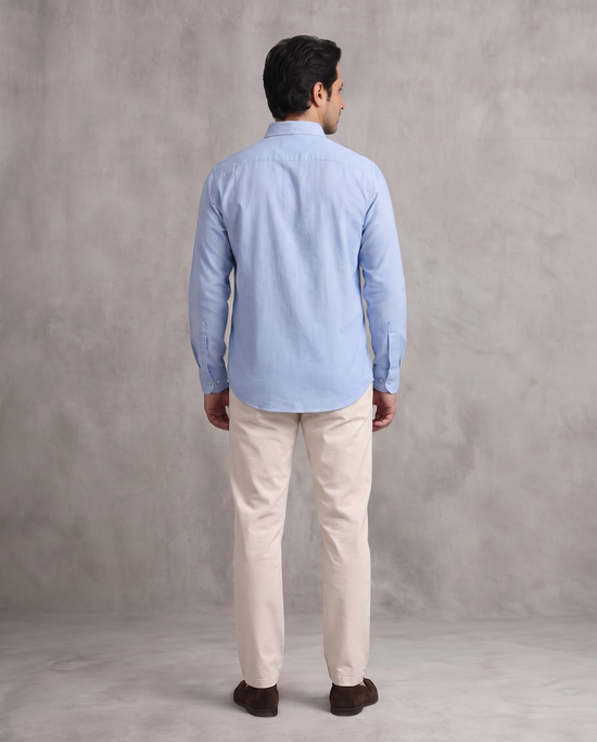 Powder Blue Oxford Shirt