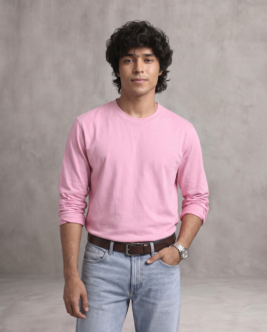 Blush Full Heavyweight  Sleeve T-Shirt