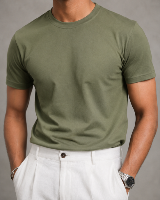 Olive Crewneck